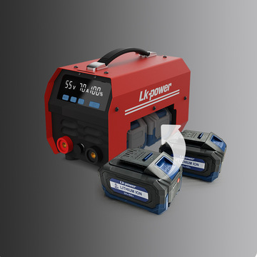 手持无绳充电式锂电池直流电焊机 lk-120mb-mini-阿里巴巴