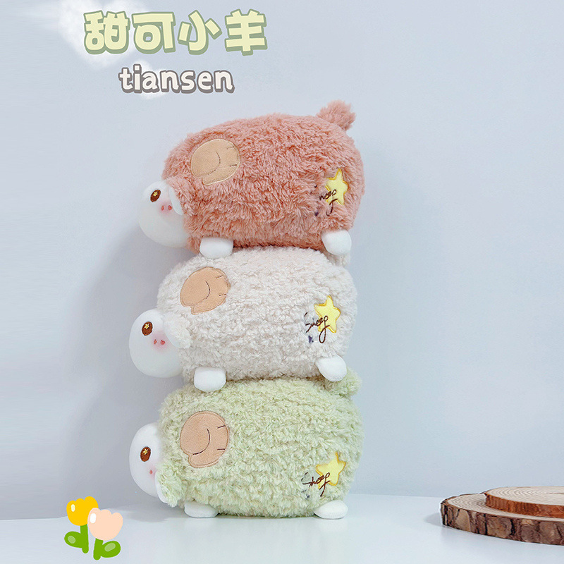 可爱圆嘟团甜可小羊治愈玩偶套圈沙发陪伴睡觉安抚布娃娃精品抓机
