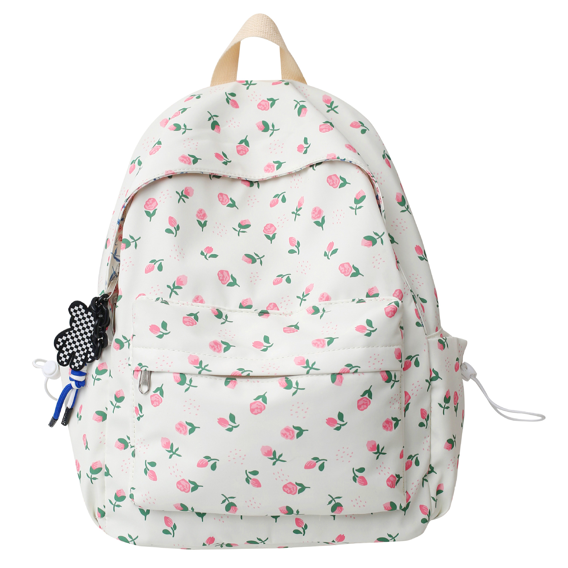 Student Schoolbag 2022 New Clear Small Floral Mori Style Girl Backpack College Junior High School Backpack