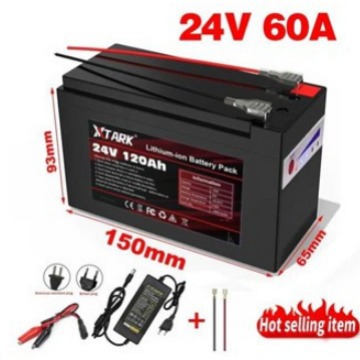 24V120Ah 6S3P 18650锂电池组适用于喷雾器 手推车 儿童电动车电