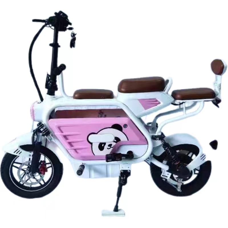 跨境小型电瓶车出口小苹果电动车亲子宠物车休闲折叠一件代发