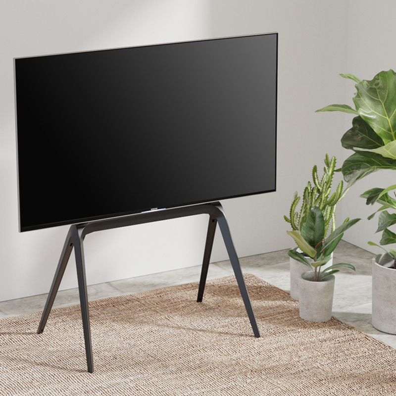 电视机艺术落地支架移动推车电视挂架通用70 75 86英寸