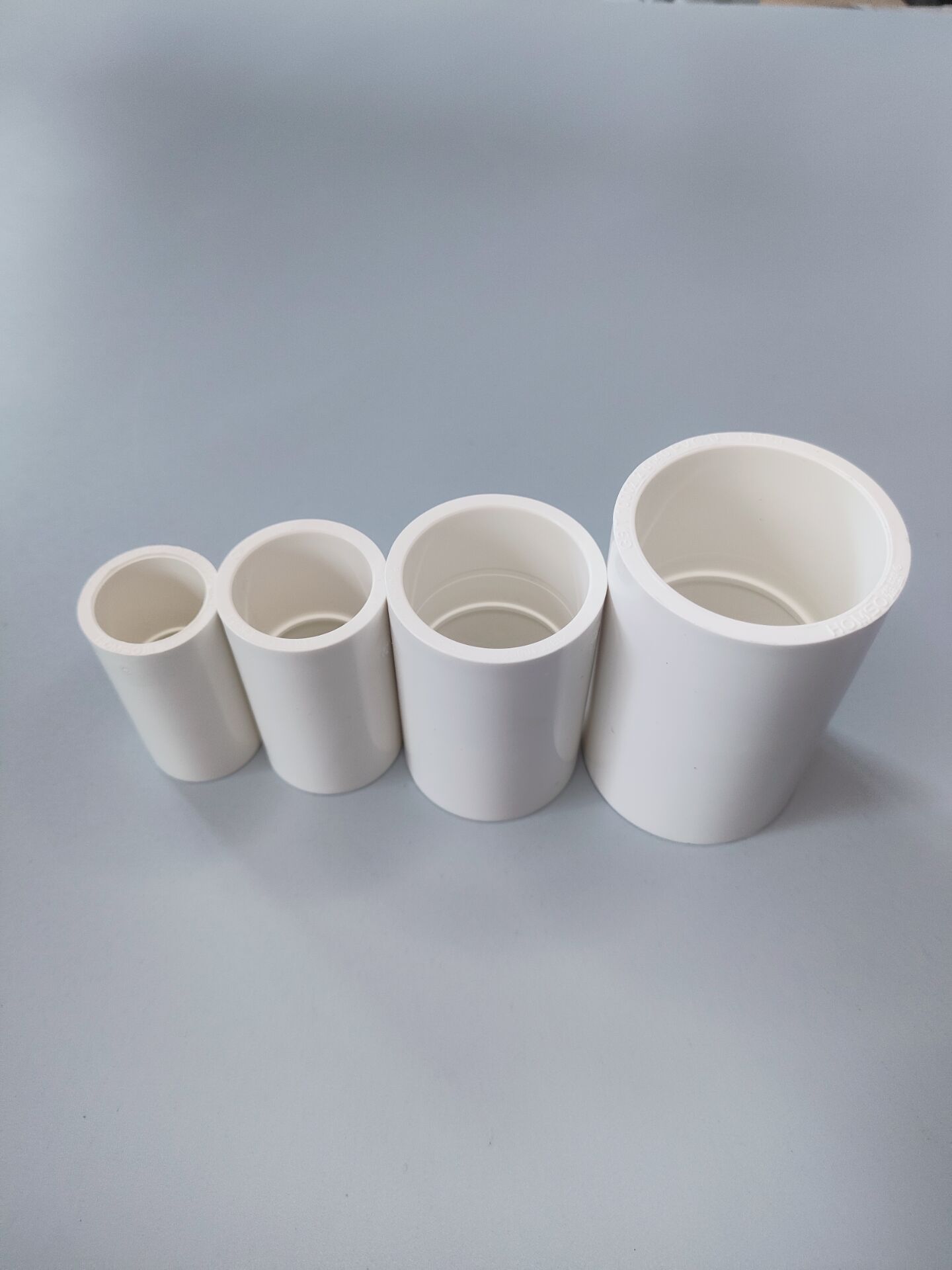 pvc水管件电工配件直接给水管接头直通20 25 32 40白色