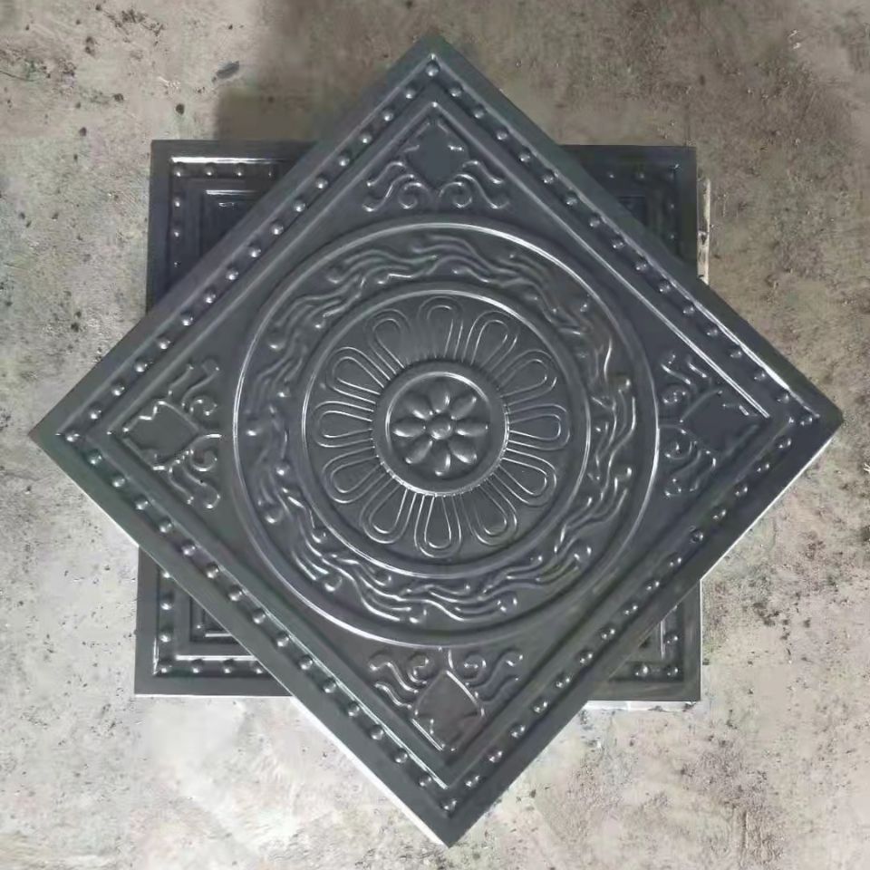 古建地砖室内外铺地砖方砖防滑仿古水泥砖庭院公园中式院子青砖