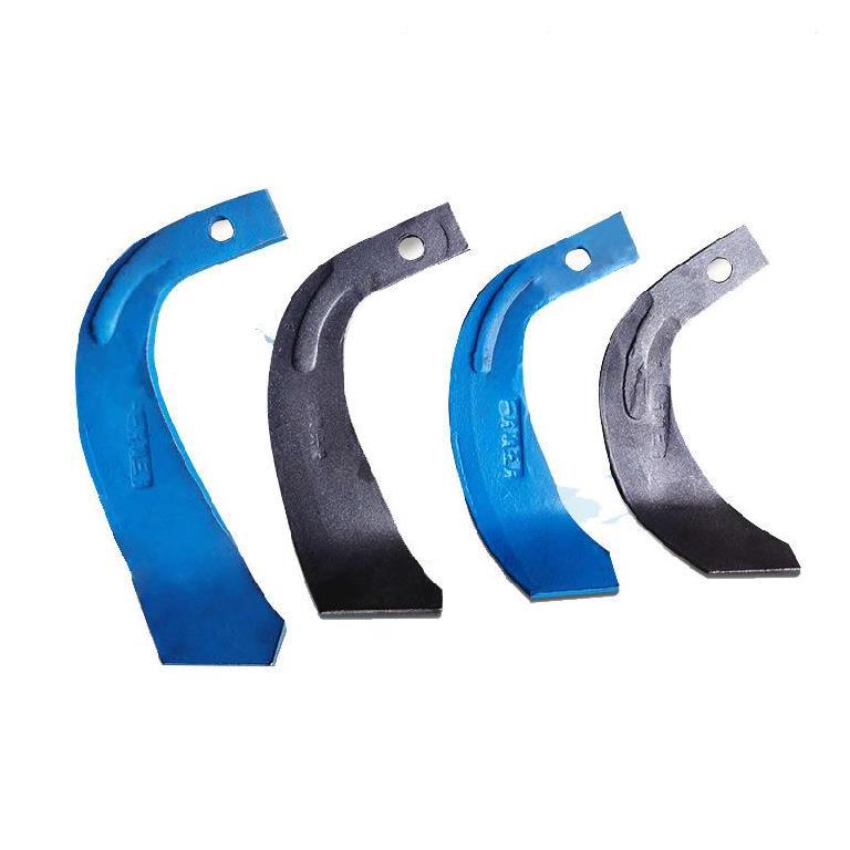 微耕机旋耕机实心刀片打土农用松土机农具锻打牵引螺旋整形刀轴