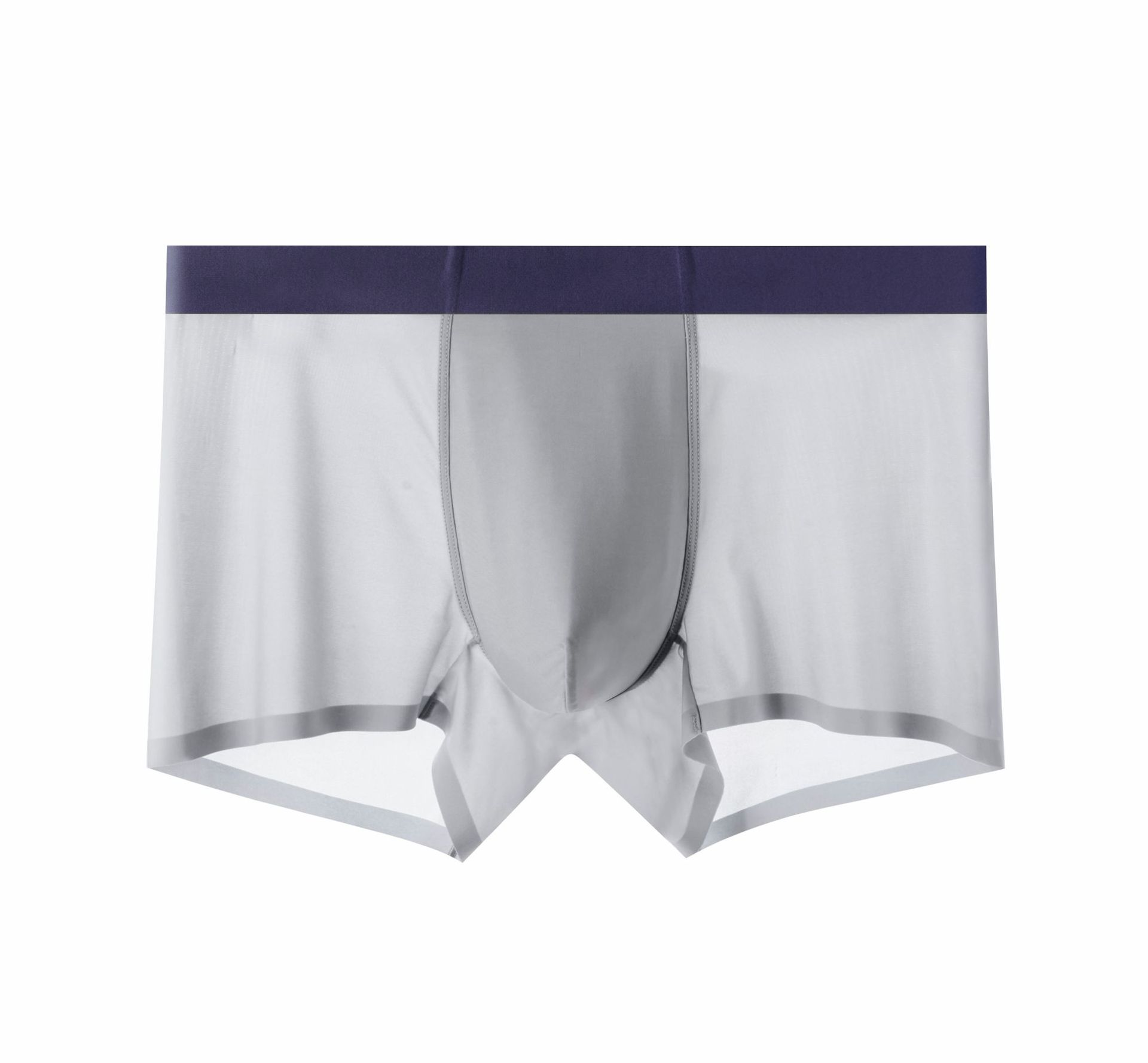 Factory in Stock Seamless Men's Underwear Men's Boxers Antibacterial Breathable Thin Panties Summer Ice Silk Underpants