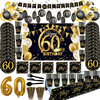 60 Years Old Birthday Party Supplies 60th Happy Birthday Cross border 60 Years Old Birthday Party Supplies 60th Happy Birthday Cross border