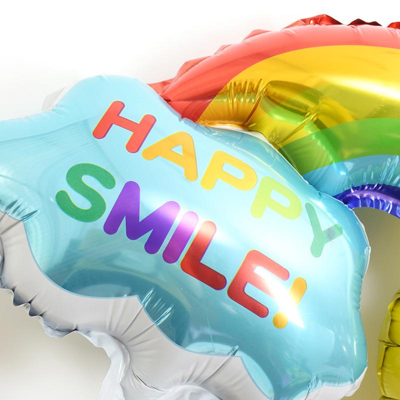 氦气氮气球公主宝宝1岁生日装饰品布置蝴蝶结婴儿躺着看的氦气球