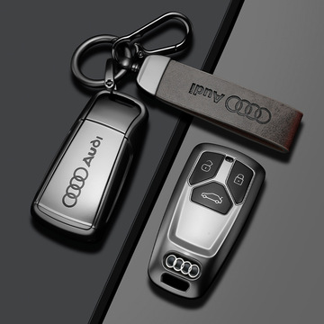 适用奥迪a4l钥匙套24新款a6l男士q5l女q7包a5车a32023款壳扣