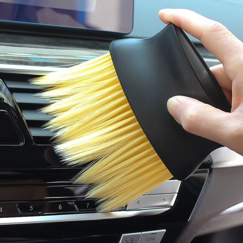 汽车内饰扫灰尘软毛刷洗车工具神器车内缝隙除尘刷子出风口清洁刷