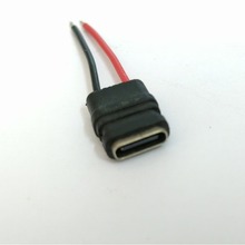 USBType-C母头防水连接充电线USBTYPE-C充电线小家电充电母座