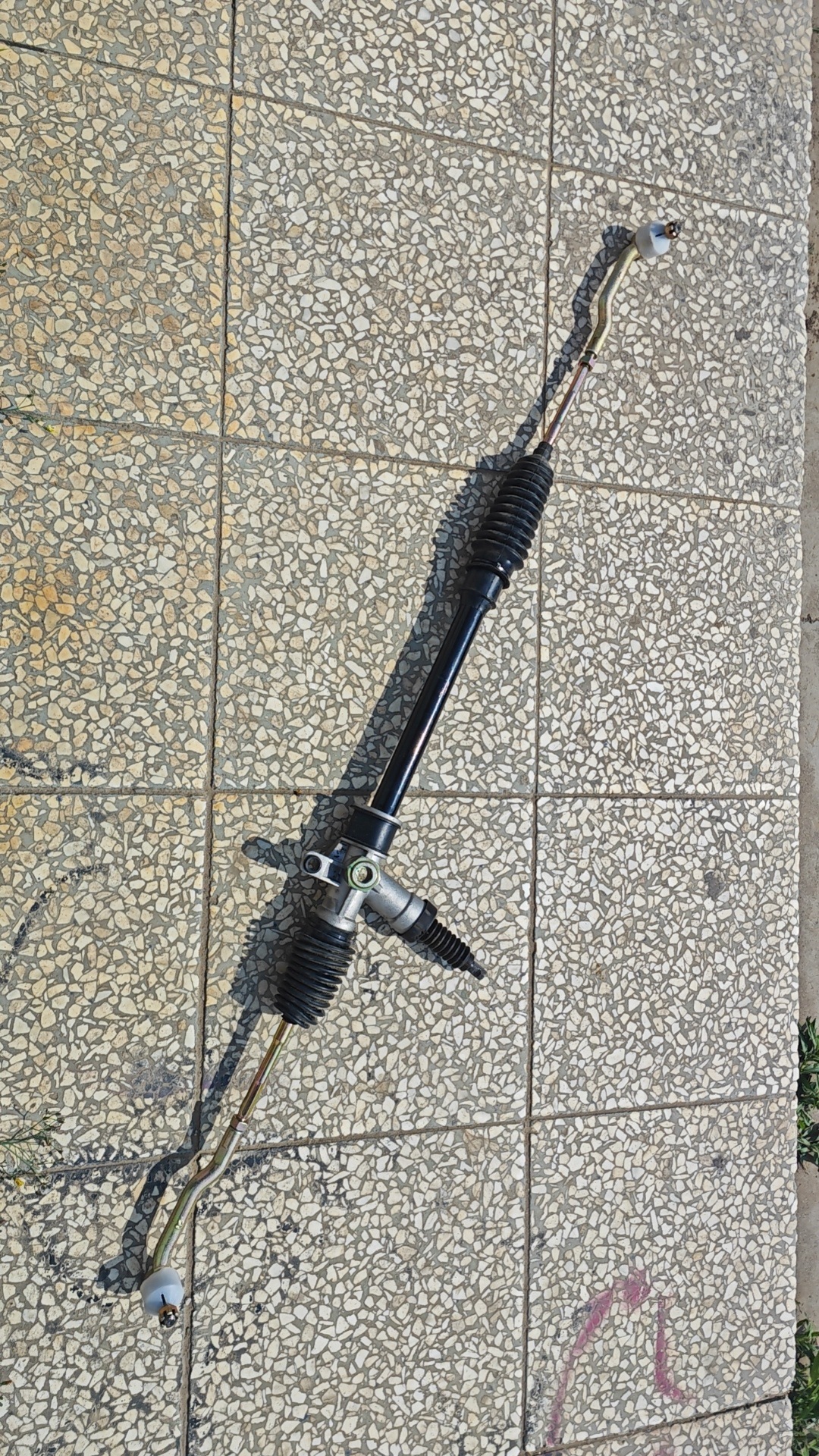 绿通绿欣电动四轮观光车巡逻车配件方向机总成转向器球头拉杆总成