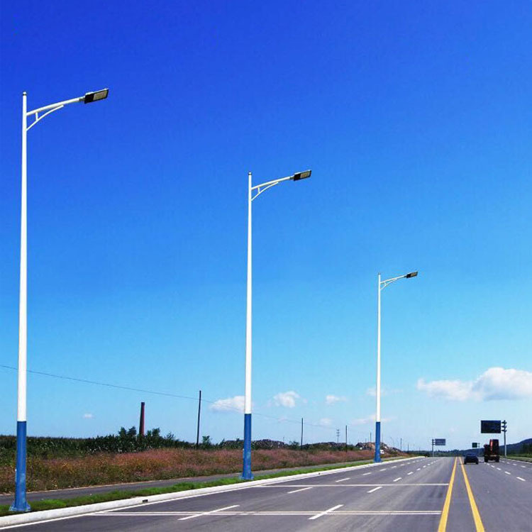 新农村道路照明6米30w瓦led海螺臂路灯厂家批发量大从优