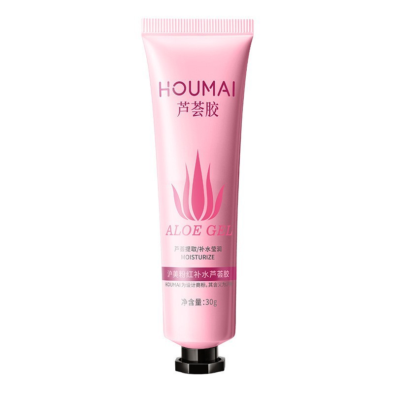 Houmai Aloe Vera Gel Sun Damage Repair Moisturizing Aloe Essence Men's and Women's Skin Care Moisturizing Gel Wholesale Hair Generation