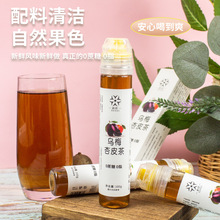 网红抖音同款乌梅杏皮茶0蔗糖0脂低卡浓缩茶饮料新款现货批发代发