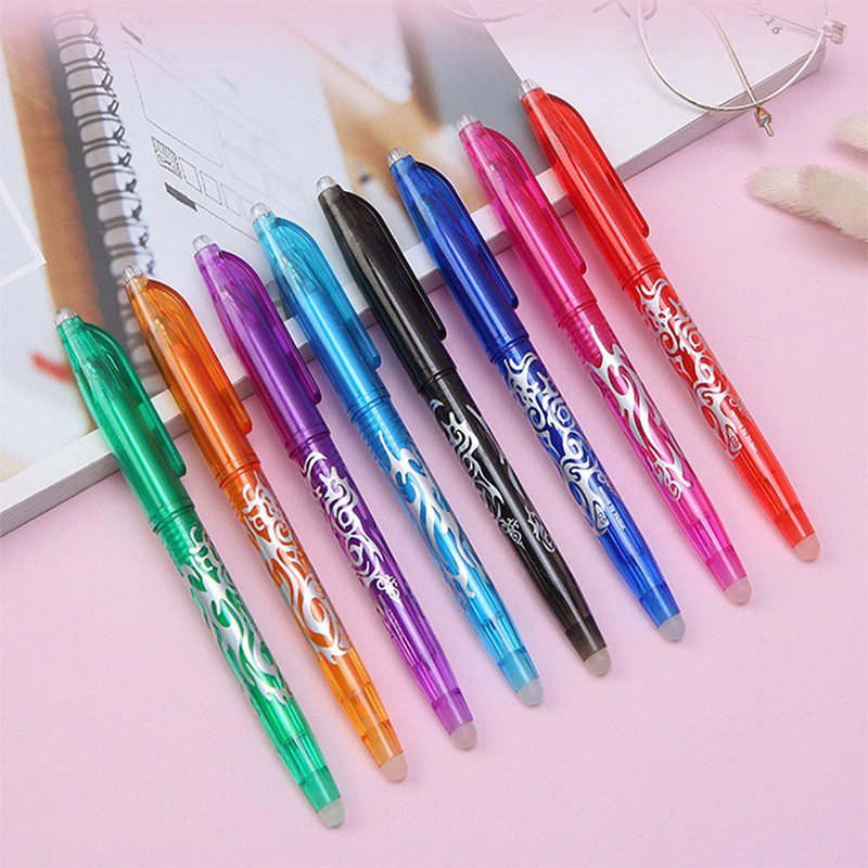 Exclusive for Cross-Border Color Erasable Gel Pen Temperature Control Pen Disappear Friction Gel Pen Students' Office Stationery