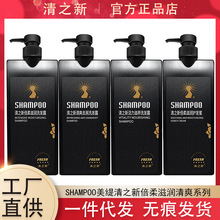 清新SHAMPOO清之新洗发水去屑清爽柔顺倍柔滋润洗发露护发素套装