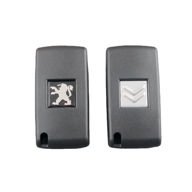 Applicable to Peugeot 308/307/408 Dongfeng Citroen C- Quatre C5 Car Folding Remote Control Key Shell