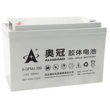 奥冠蓄电池6-GFMJ-100胶体12v100ah储能型配电柜直流屏后备配套用