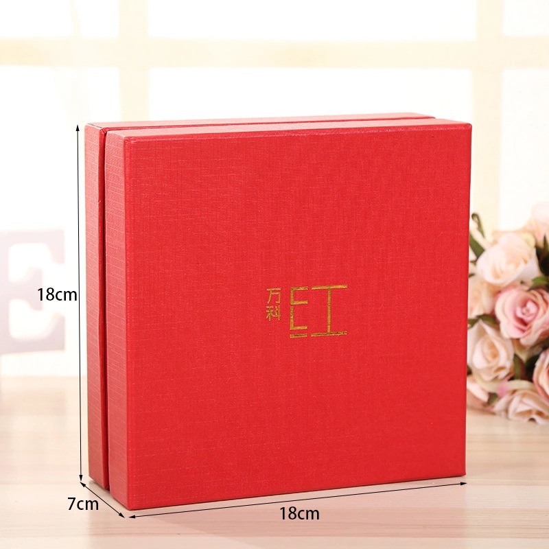 Lid and Base Solid Box Packaging Gift Storage Paper Box Processing Printing Wholesale New Style Exquisite Business Jewelry Box