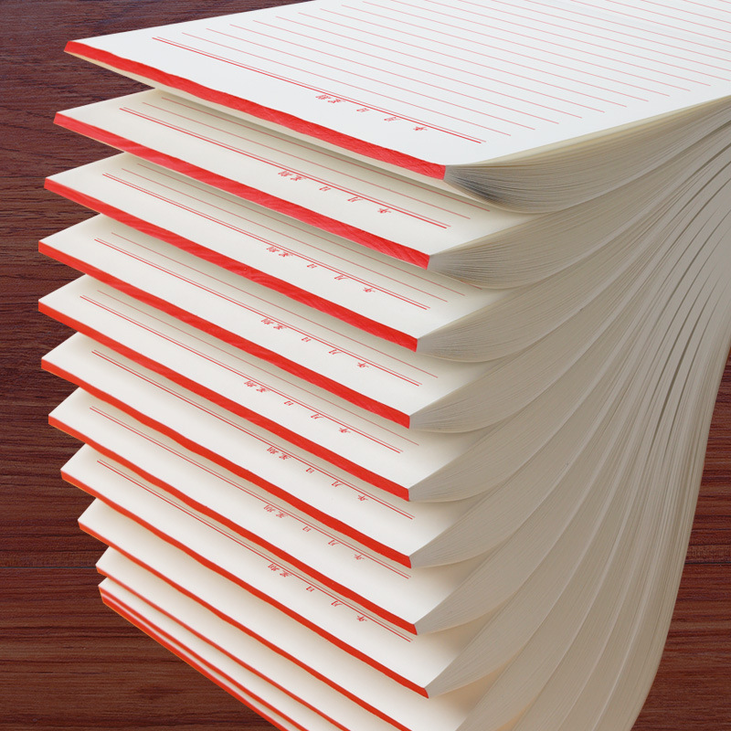 横格纸草稿纸作业科文稿横线报告材料原书写信申论专用400数学格