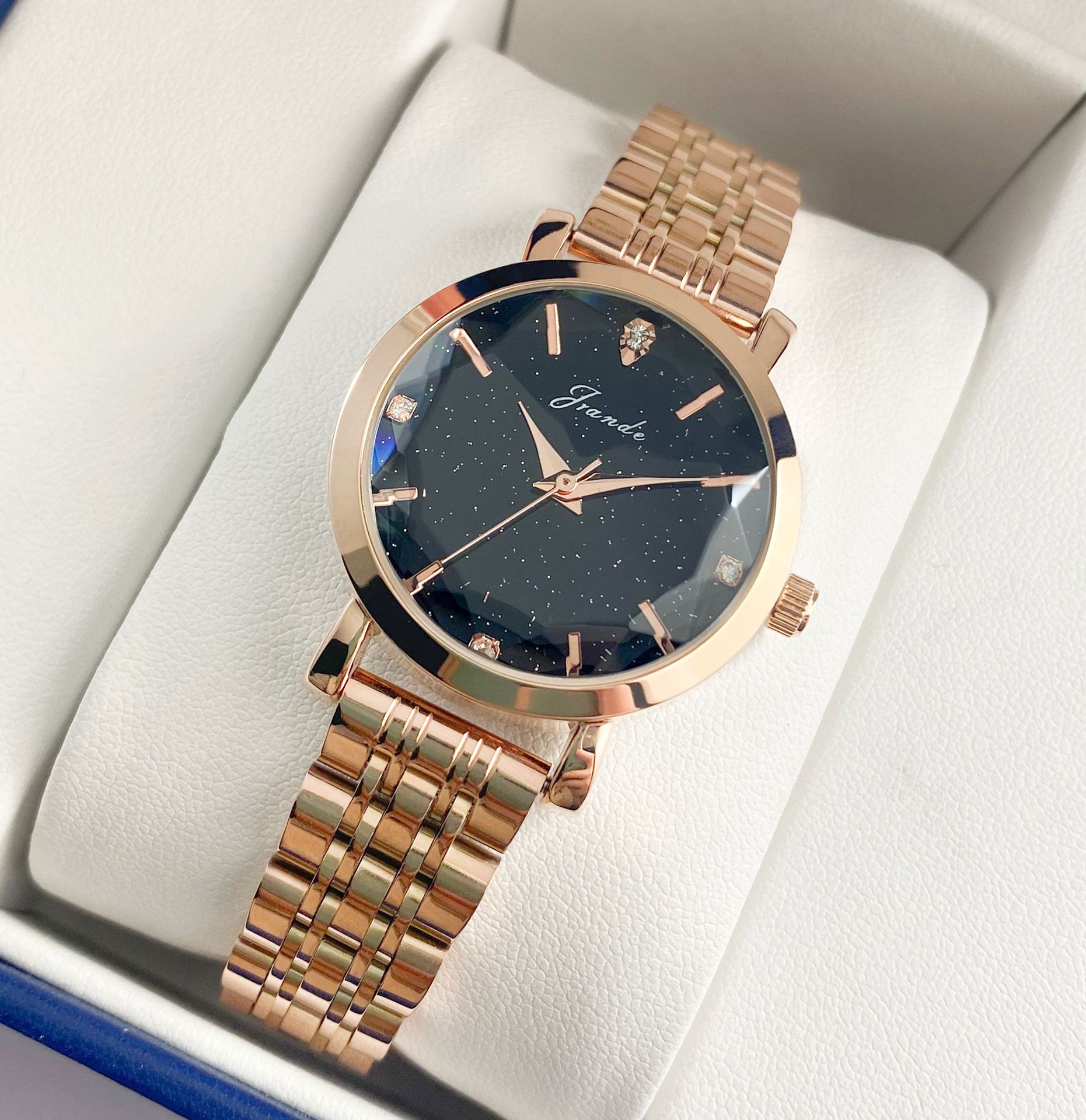 歌浪迪女款手表抖音热销女士手表grande7177璀璨新款女士优雅手表