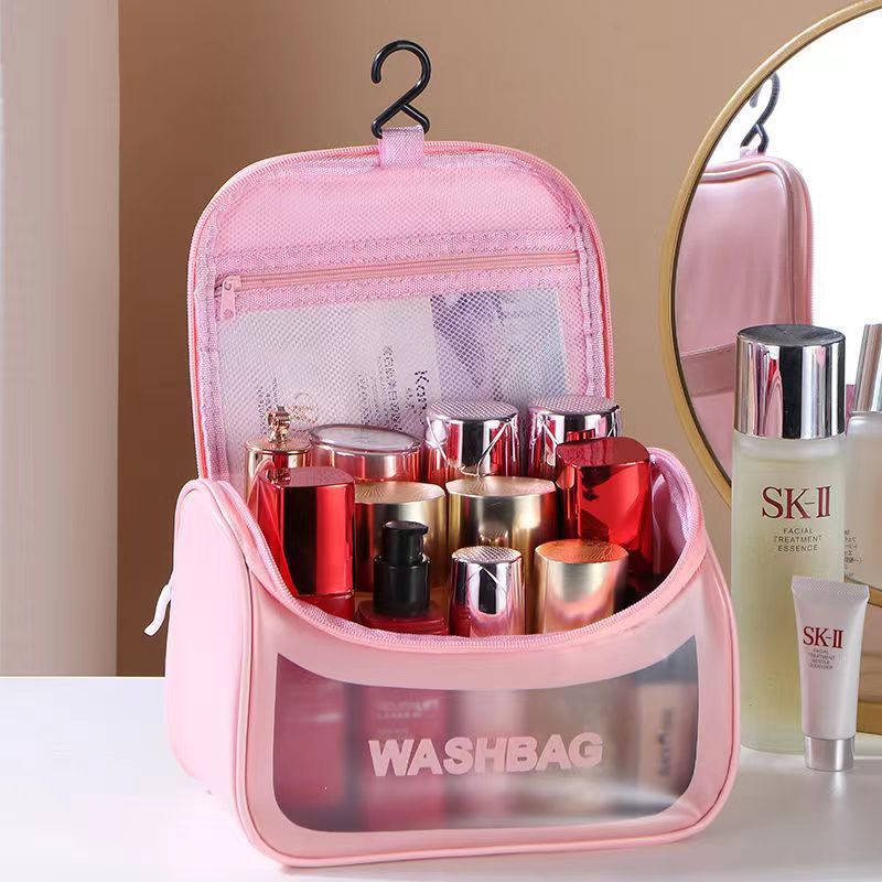New Cosmetic Bag PVC Skin Care Ins Storage Bag Portable out Good-looking Stain-Resistant Wash Bag