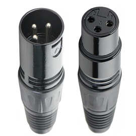 xlr三芯卡侬头发烧专业麦克风xlr平衡卡农头3芯卡龙头公母插头