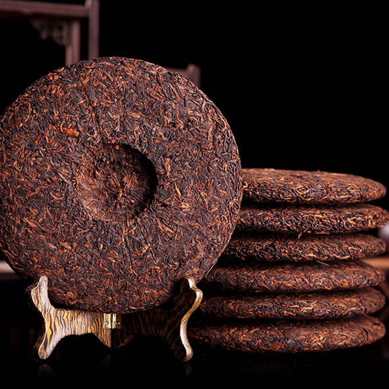 凤禧茶茗 批发 景迈普洱茶熟茶1饼 高端礼盒装礼品送礼一件代发