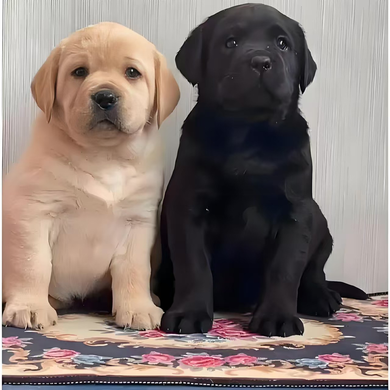 纯种拉布拉多幼犬活体奶白色米黄色黑色拉布拉多中型犬宠物狗