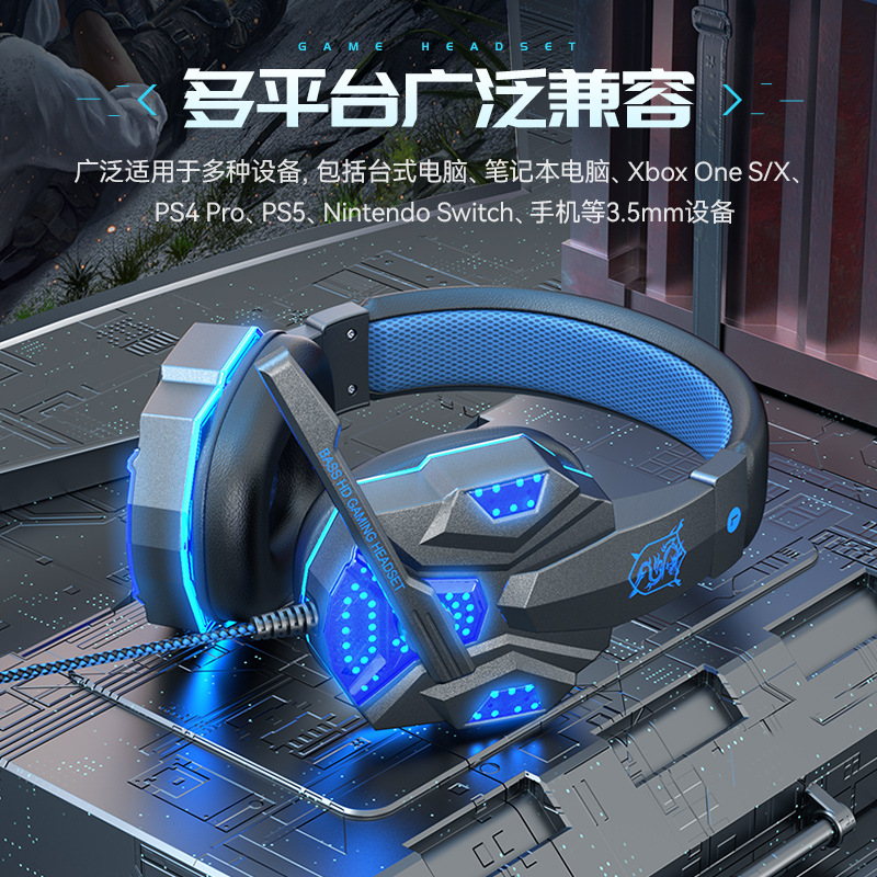 Soyto Exclusive for Cross-Border Sy830 Wired Computer Cellphone Headset Gaming Headset E-Sports Headset Wholesale