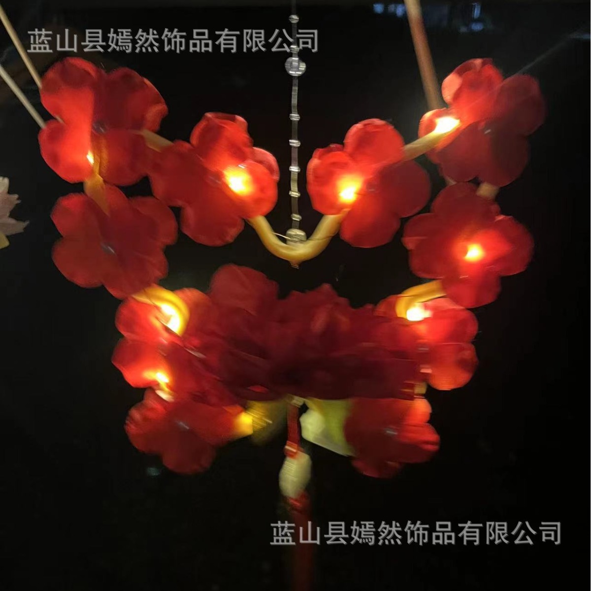 Wholesale Scenic Spot Stall Butterfly Shaped Festive Lantern Juanhua Beads Ancient Style Portable Han Chinese Clothing Accessories Photo Props Flower