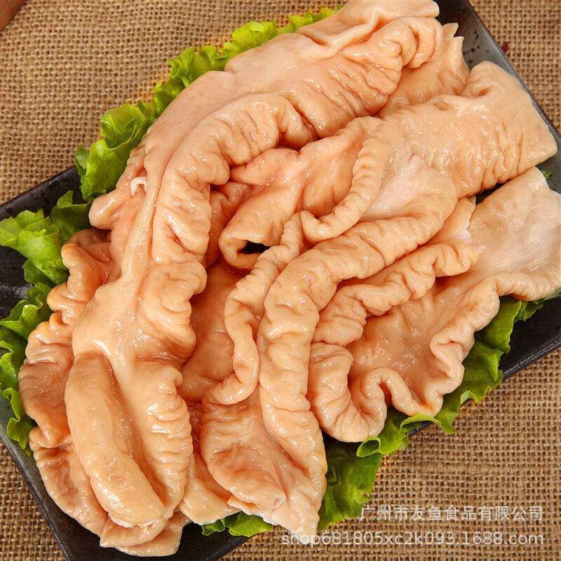 新鲜猪大肠头生肠干净少油 半熟猪大肠免洗大肠冷冻冰食材20斤装