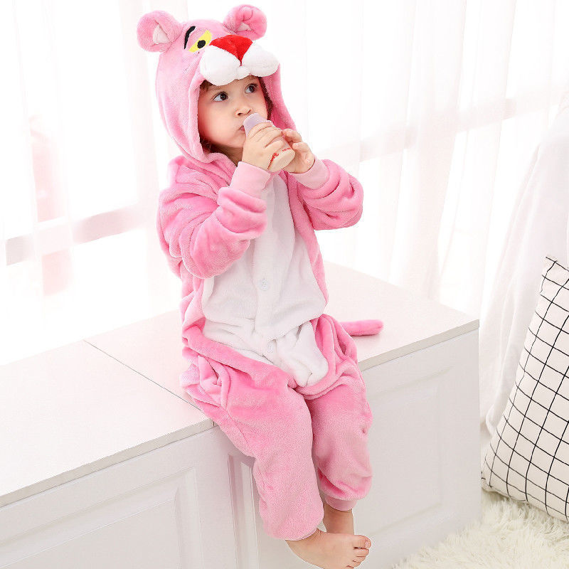 【24小时发货】恐龙连体睡衣动物儿童可爱女孩长袖秋冬季款男童卡