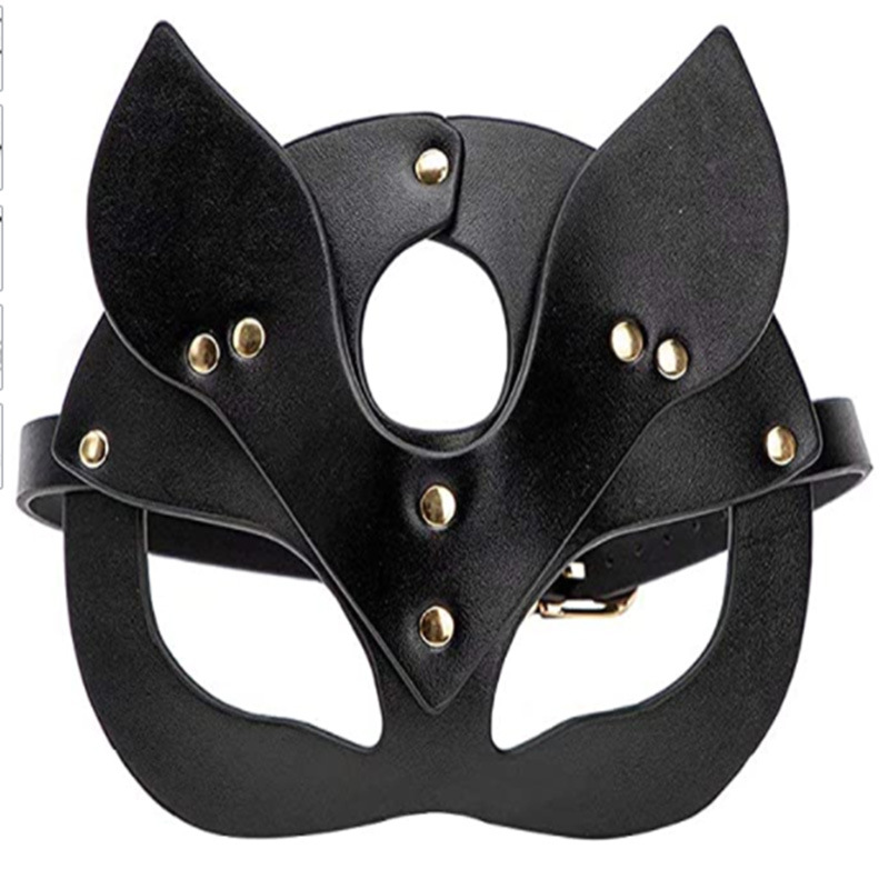 欧美成人情趣眼罩夜店派对化妆道具另类性游戏玩具狐狸面具面罩