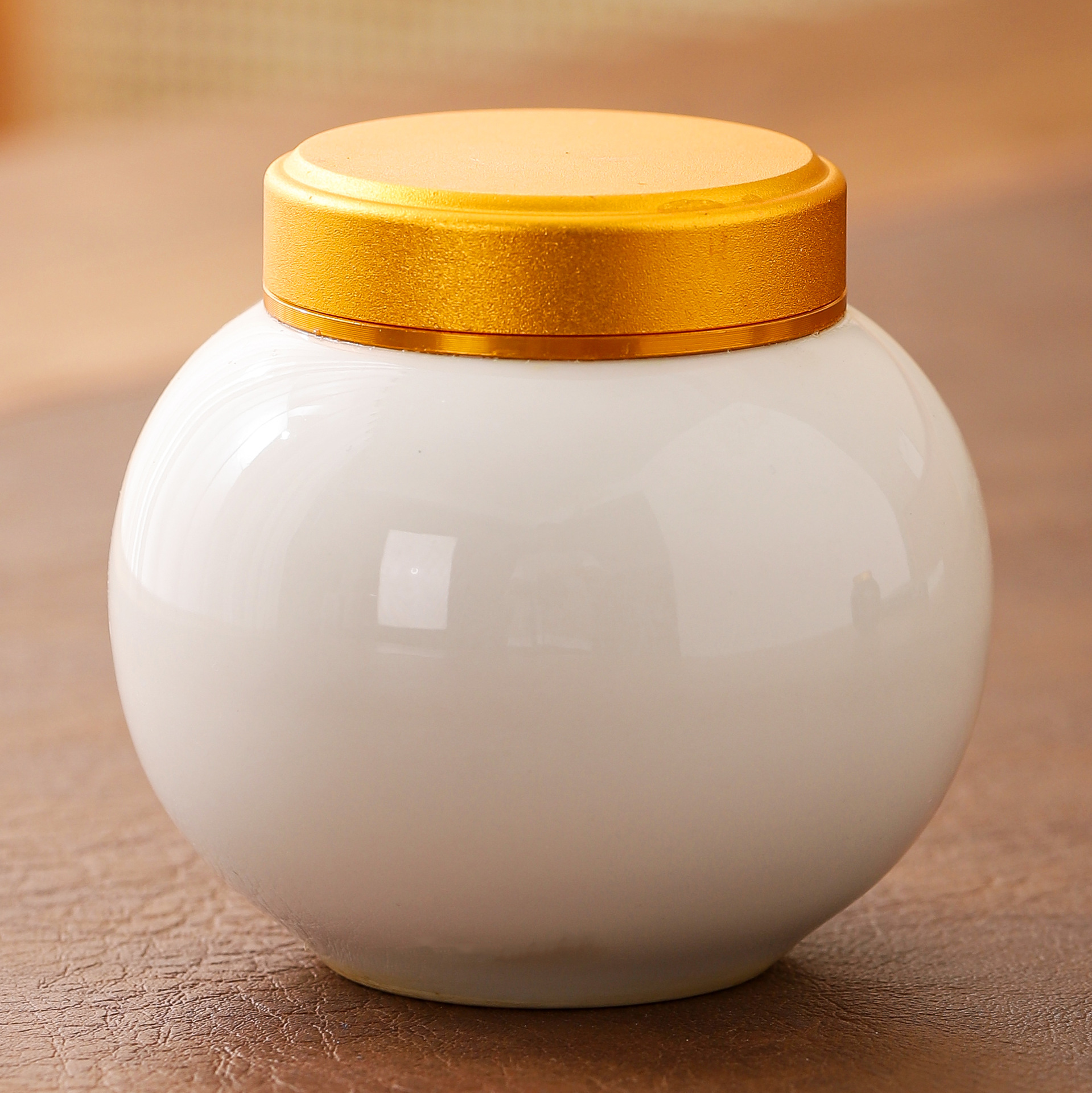 6万个香膏罐子陶瓷迷你小茶叶罐胭脂唇膏罐密封小药罐古式口脂罐香粉