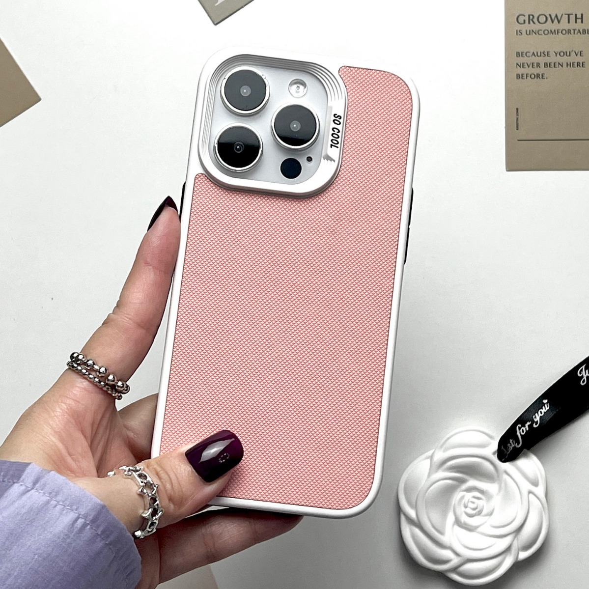 纯色贴皮适用苹果15plus颗粒感14pro手机壳11简约iphone13保护套