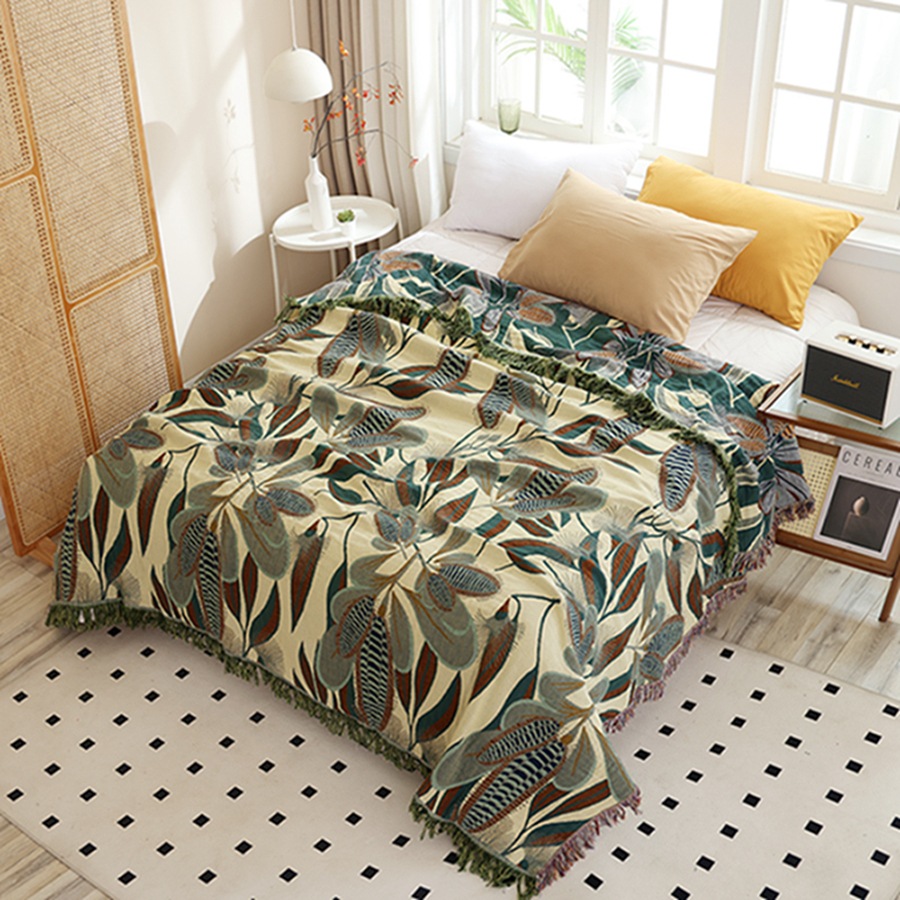 跨境纯棉纱布毛巾被双面用盖毯夏季薄款被子午休毯子夏凉被空调毯