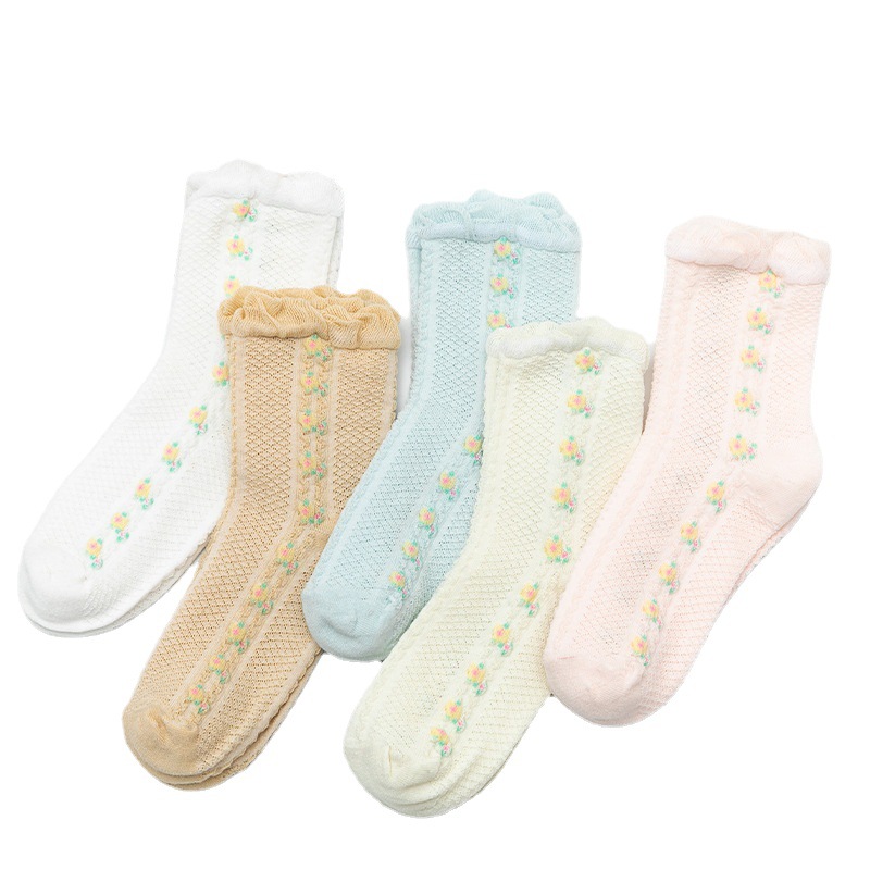 Maternity Socks Spring and Summer Thin Cotton Socks Width Socks with Non-Binding Top Not Feel Tight with Feet Pregnant Women Postpartum Maternity Socks Summer Breathable Women's Socks