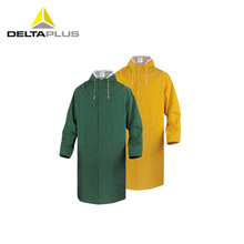 代尔塔 407005 MA305 双面PVC涂层防水透气连体式风衣款雨衣