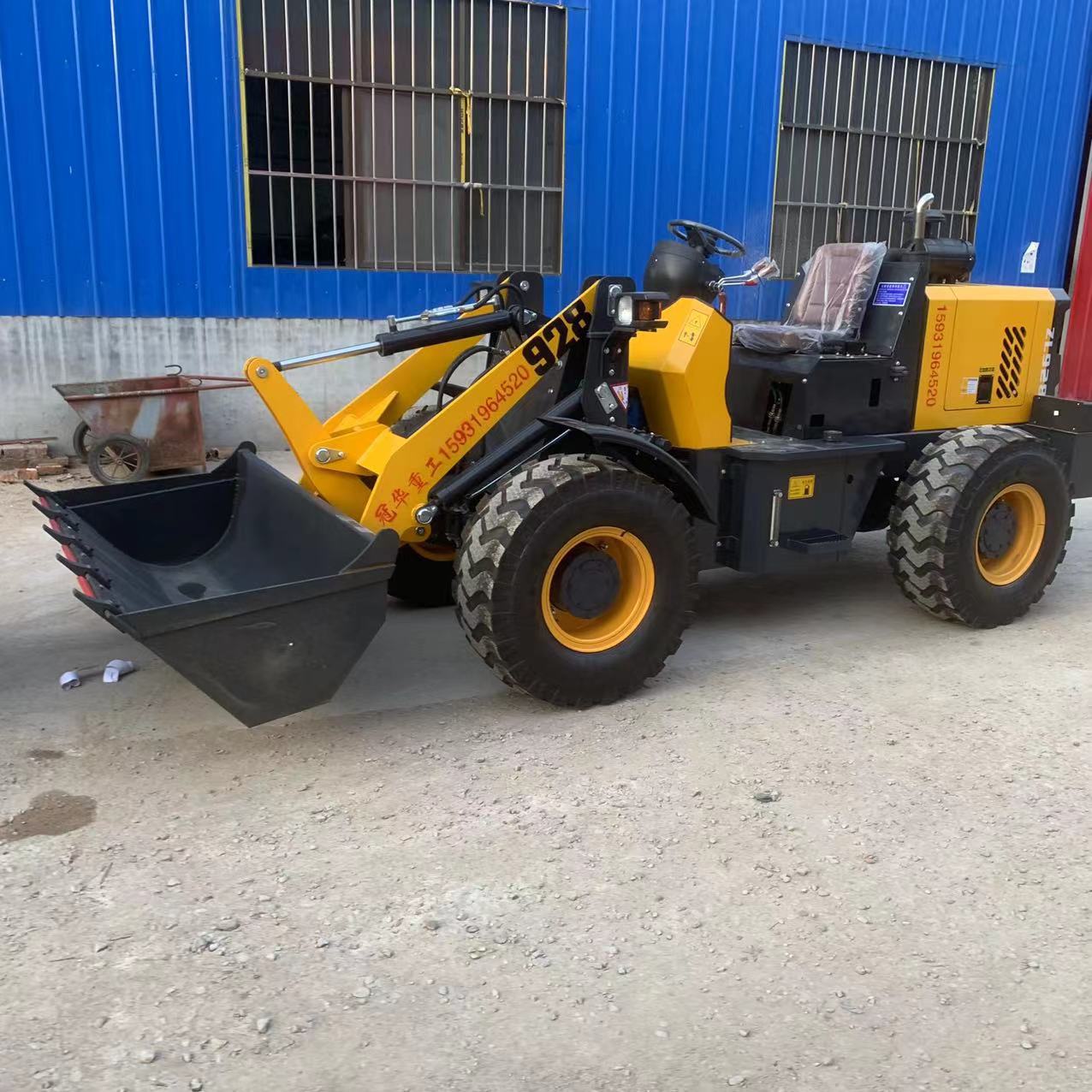 那里有拖拉机改装铲车的重工zl94上海小型装载机 冠华重工小铲车