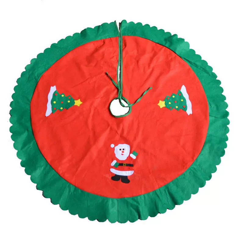 圣诞树裙 无纺布圣诞贴画圣诞装饰树裙 圣诞节节日布置用品圣诞树