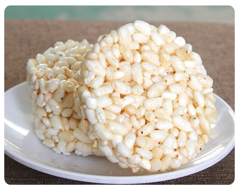 麦通米通大米花糖米花米饼膨化食品休闲零食爆米花年货零食大礼包