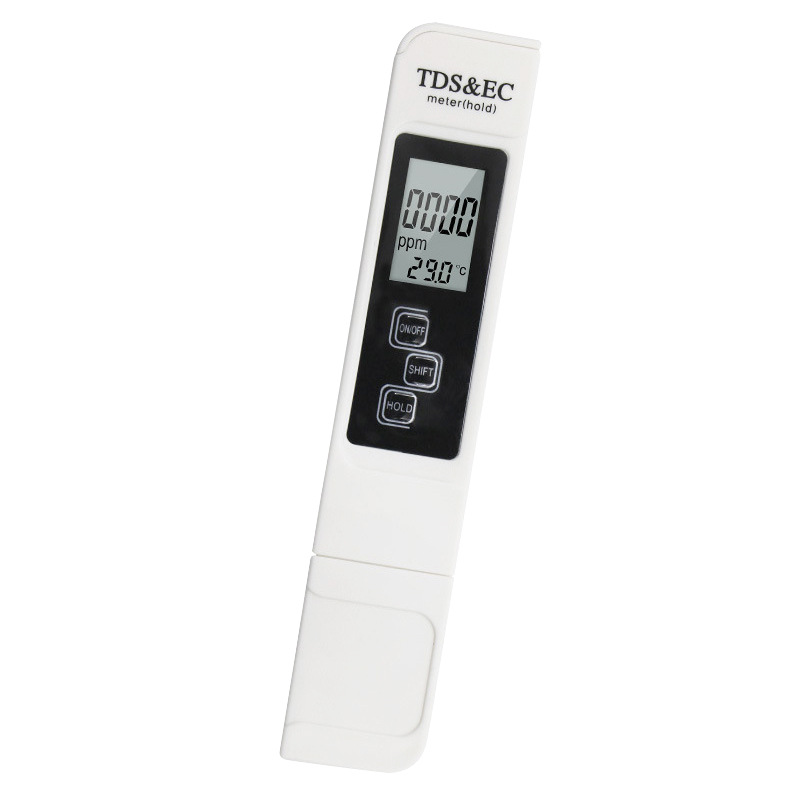 Tds & Ec Detection Pen Cross-Border Supply Mineral Conductivity Thermometer Three-in-One Water Quality Analysis Instrument