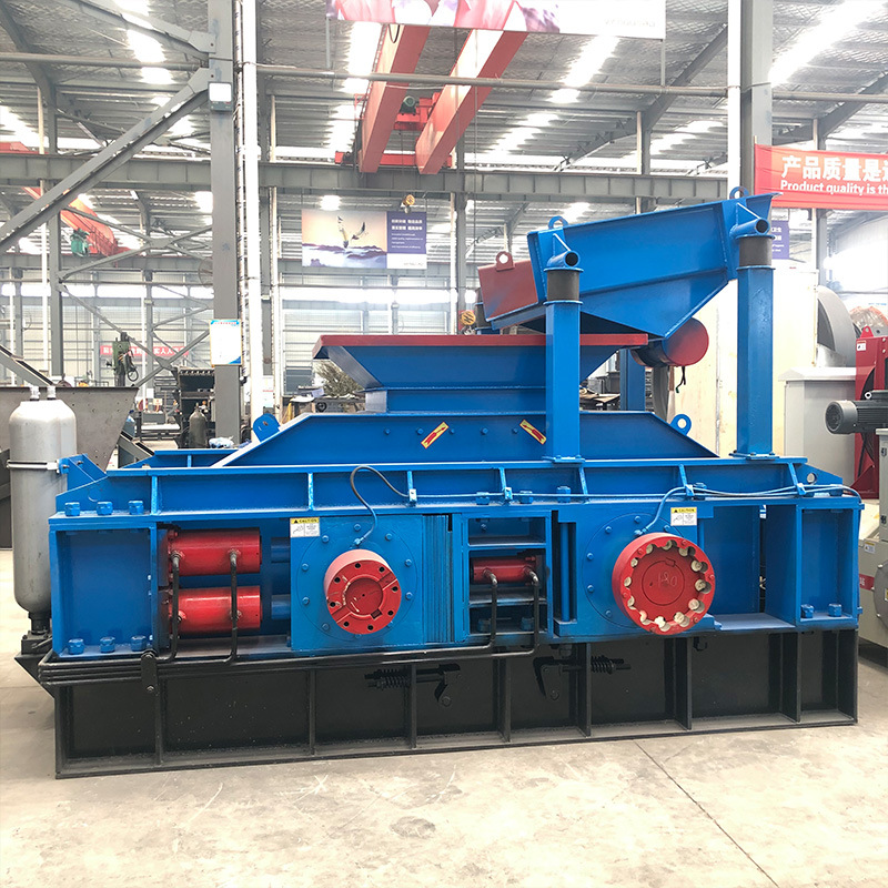 现货供应瓜米石打沙机 顺义对辊式破碎机 河卵石制砂机双辊破