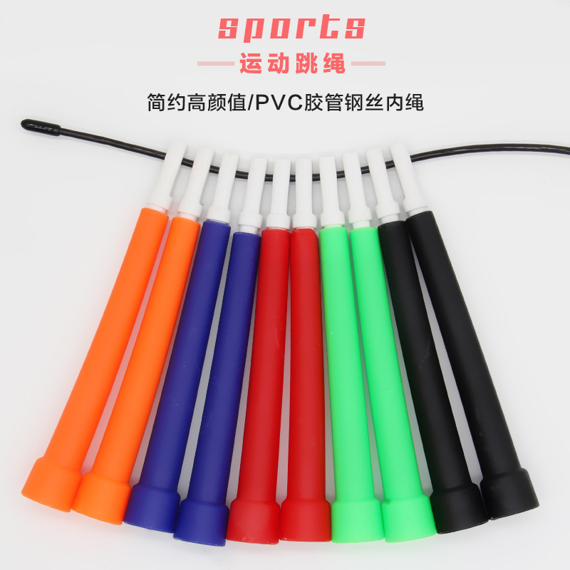 Pp Metal Color Fitness Training Calories Indoor Fitness Equipment Unisex Fast Skipping Rope 