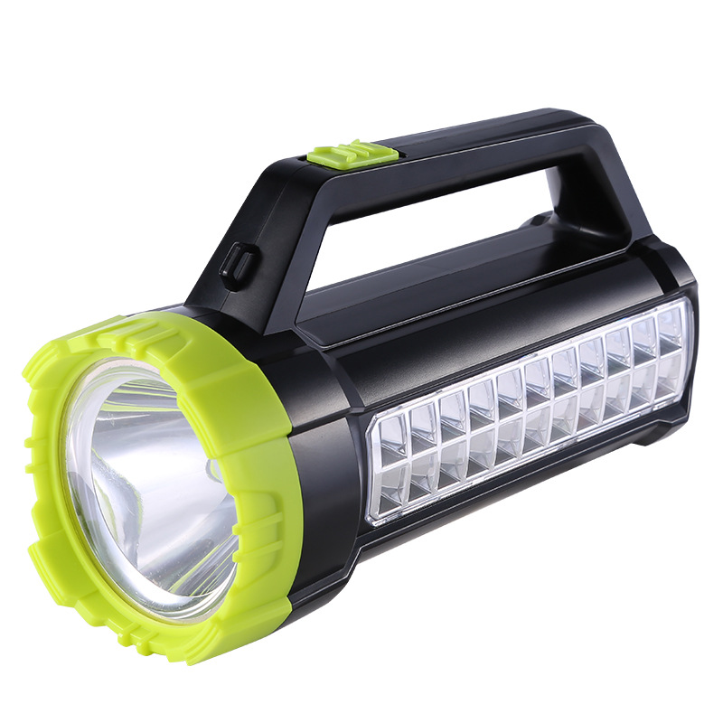 康铭km-2689手提灯户外led手电筒家用强光充电超亮探照灯远射手灯