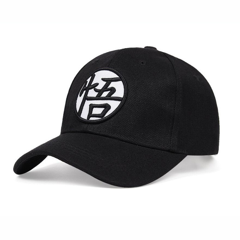 Cross-Border Anime Dragonbal Seven Dragon Ball Monkey King Turtle Word Flat-Brimmed Cap Embroidery Baseball Cap Hip Hop Hat