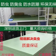 7T防虫床板PVC塑料宿舍上下铺铁架床静音简易防潮单人90硬床板塑