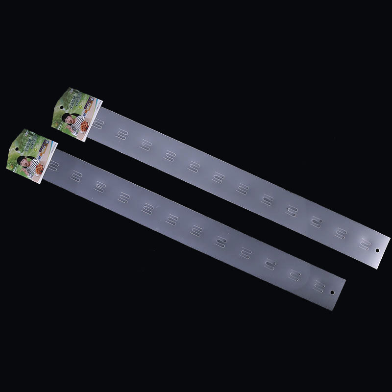 超市pp挂条透明乳白磨砂零食挂卡挂钩pvc塑料挂条宣传定制logo